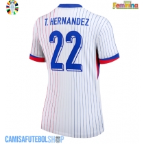 Camisa de time de futebol França Theo Hernandez #22 Replicas 2º Equipamento Feminina Europeu 2024 Manga Curta